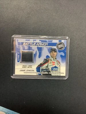 2009 PRESS PASS NASCAR JIMMIE JOHNSON BATTLE ARMOR RELIC /135📈 - Image 1 of 2