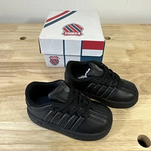K-Swiss Kid's Clasic VN Sneaker Toddler Size 3 Black - Picture 1 of 6