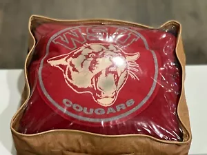 Vintage Pendleton Wolle Stadiondecke Washington State University mit Tasche - Bild 1 von 10