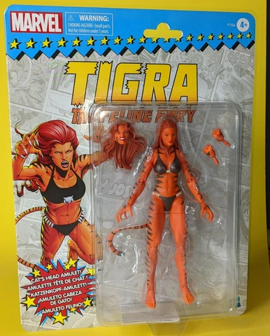 retro Tigra 6" action figure 2021 Hasbro Marvel Legends Cover