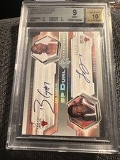 2004-05 SP Authentic SP Dual Signatures Ben Gordon/Loul Deng BGS 9 MINT RC🔥