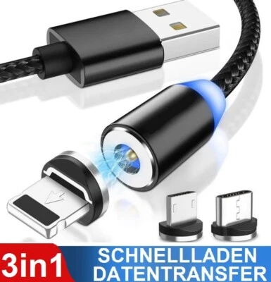 Schnell Ladekabel für Samsung Handy iPhone iPad USB-C Typ-C 8-pin Datenkabel - Bild 1 von 4