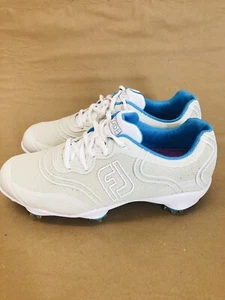 Footjoy FJaspire Womens Golf Shoes Almond Color SZ 6M Style 98895 Very Clean EUC - Picture 1 of 9