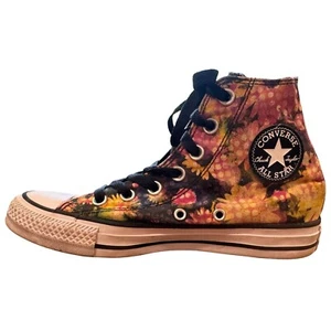 Converse All Star Chuck Taylor High Top Sneakers Floral Print Women's Size 6 - Picture 1 of 6