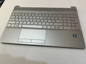 HP 15-DW 15-DW1021NA palmrest touchpad with UK keyboard AP2H8000511 - Photo 1/4