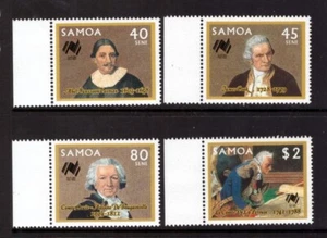 Samoa 1987 Exploradores del Pacífico conjunto MNH sellos como nuevos - Imagen 1 de 1