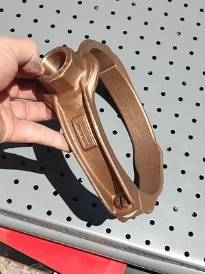 6" 6.9" x 3/4" Mueller Hymax  Bronze Service Saddle 3/4 AWWA H13441200 PSI New - Image 1 of 4