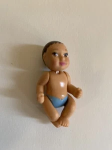 Hispanic Pregnant Barbie Midge’s Baby Boy Blue Diaper Replacement Doll Mattel AA - Picture 1 of 2