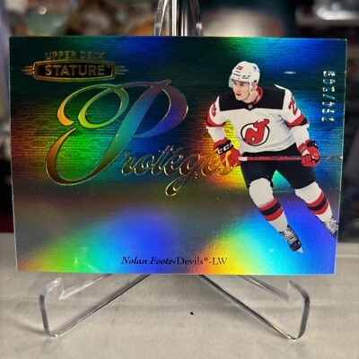 2020-21 Upper Deck Stature Nolan Foote RARE Green Proteges SSP /149 ⭐️ MINT - Image 1 of 2