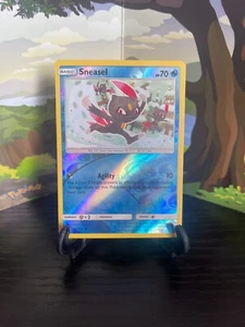 Sneasel 43/236 - Cosmic Eclipse - Common - Reverse Holo - Pokemon Card - LP - Picture 1 of 3