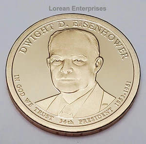 Dólar presidencial S 2015 -Dwight D Eisenhower- ✼PRUEBA✼ - Imagen 1 de 2