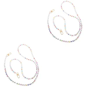 2 PCS Ornements De Chaîne Téléphone Portable Manquer Petite Fille Sangle Charme - Zdjęcie 1 z 12
