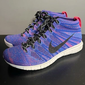 Nike Free Flyknit Chukka Women's Size 9 Running Shoes Hyper Pink Blue - Bild 1 von 7