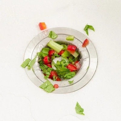 100 Pcs Sink Filter Mesh Disposable Strainer Nets Garbage Leftovers Storage Bags - Image 1 of 4