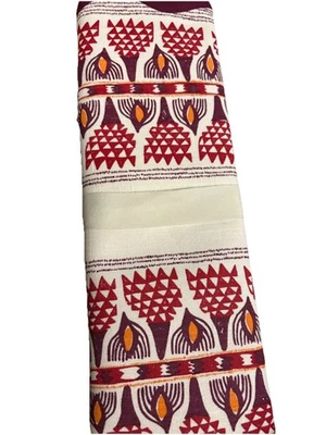 Threshold Table Runner Fall Decor Boho Style Thanksgiving 14” x 72” NEW - Image 1 of 4