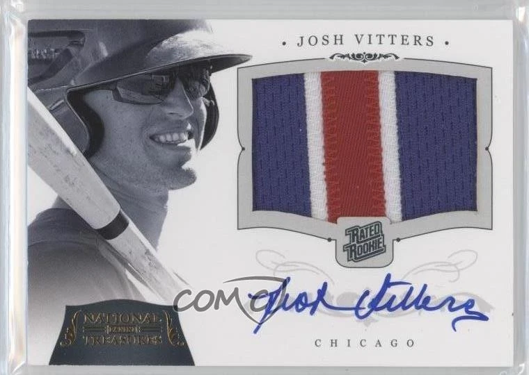 2012 Panini National Treasures Rated Rookies Gold /25 Josh Vitters #187 RC - Image 1 of 2