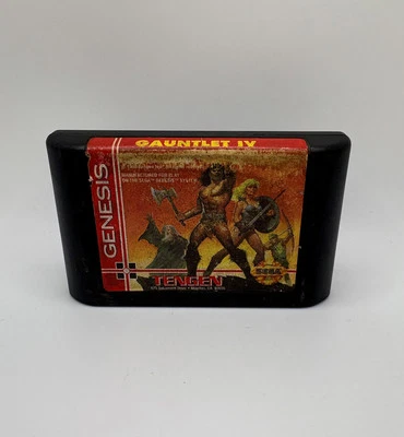 Gauntlet IV (Sega Genesis, 1993) Authentic Game Cartridge Only Tested - Image 1 of 3