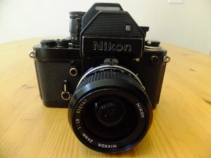 NIKON F2 35MM SLR WITH PHOTOMIC DP 2 #7709839 / INCL. 24MM 1:2.8 = NON AI LENS - Picture 1 of 13