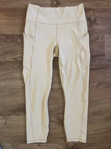 Women’s Fabletics Pure Luxe Capri Leggings, Size XSmall, Buttery Yellow - Picture 1 of 5