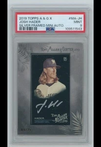 Dereck Rodriguez 2019 Topps Allen & Ginter X Framed Mini Autograph /25 PSA 9 - Picture 1 of 2