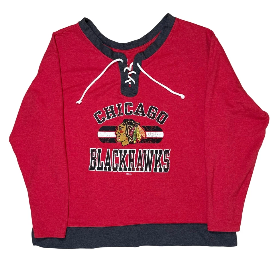 NHL Chicago Winterhawks женщин пуловер толстовка XL рубашка - Изображение 1 из 4