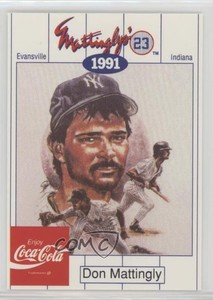1991 Coca-Cola Mattingly's 23 Don Mattingly #14
