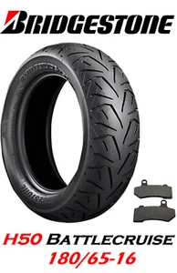 BRIDGESTONE BATTLECRUISE H50 REAR TIRE 180/65-16 HARLEY STREET GLIDE ROAD ULTRA - Picture 1 of 1