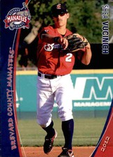 2012 Brevard County Manatees Grandstand #26 Shea Vucinich Coeur d'Alene Idaho ID