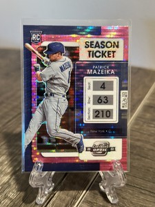 2022 Panini Chronicles Contenders Optic Pink Pulsar #18 Patrick Mazeika Mets RC