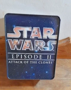 Star Wars Episode 2 Attack of the Clones - Metal Collection Tin- Approx 7''x 6'' - Picture 1 of 7