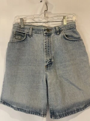 90s Vintage Womens 4 Med Wash High Waist Shorts Wrangler For Women 7.5" Inseam - Image 1 of 4