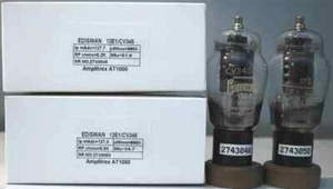 12E1 CV345 Ediswan "D" Getter Verstärker Röhren Amplitrex getestet Menge 1 passendes Paar - Bild 1 von 8