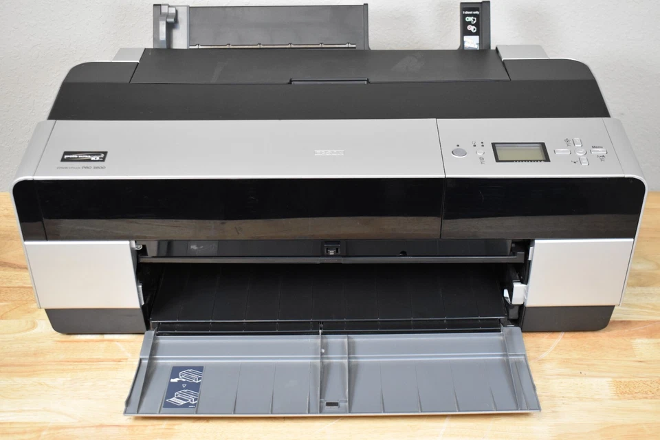 Epson STYLUS PRO 3800 K141A Large Format Inkjet Printer 1.1K PG Count *READ - Image 1 of 4