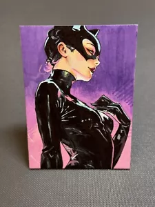 2023 Masterpiece Stuido DC Original Sketch Cards 1/1 by Keith CAT WOMEN - Picture 1 of 2