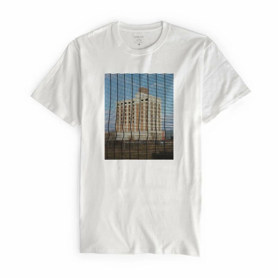 Camiseta Habitat Skateboards Para Hombre O'Rourke Blanca Foto 1 de 1