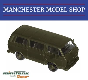 Roco Minitanks 05146 HO 1:87 Volkswagen transporter type 3 Bus Bundeswehr - Picture 1 of 2