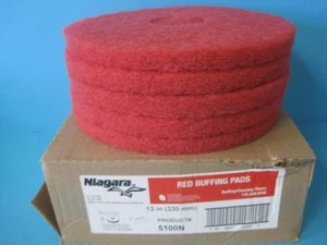 Brand New Box of 5 Niagara Heavy Duty High Performance 13" Buffing Pads 5100N - Picture 1 of 12