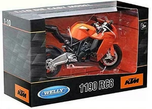 WELLY 1:10 MOTO DIE CAST KTM 1190 RC8 ARANCIONE ART 62800 - Foto 1 di 1