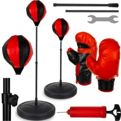 Standboxsack Boxhandschuhe Kinder verstellbar Punching Ball Boxsack Boxbirne - Bild 1 von 4