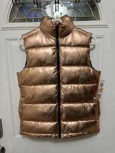 Material Girl Active Rose Gold Puffer Vest Women's size Small - Picture 1 of 7