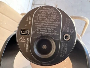 BLUE MICROPHONE- Tested WORKING ! Light marks look at photos  - Picture 1 of 12