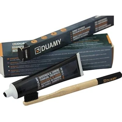 Dentifricio Sbiancante al Carbone Attivo + 1 Spazzolino da Denti in Bambù, Sbian - Immagine 1 di 4