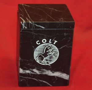 Colt Schusswaffen Echt Marmor Box - Bild 1 von 4