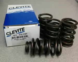 (4) Clevite dual Valve Springs w/ damper Chevy GMC Small Block Chevy 135lbs HP - Foto 1 di 5