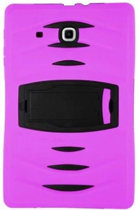 Für Samsung Galaxy Tab E 9.6 T560 stoßfeste robuste Militär Hülle Hot Pink - Bild 1 von 4