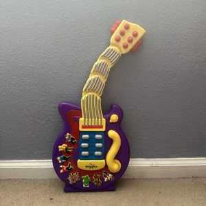 2004 Spin Master The Wiggles Wiggly Giggly Guitar Tested Purple Singing Dancing - Picture 1 of 7