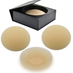 Nipple Covers for Women - 2-Pairs Sticky Adhesive Silicone Pasties Nipple Cov... - Picture 1 of 9