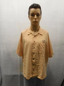 Audi Embroidered Button Down Shirt Orange XL - Picture 1 of 9