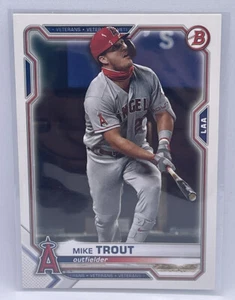 2021 Bowman Mike Trout #17 Los Angeles Angels - Picture 1 of 2