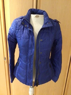 Burberry Brit Down Puffa Jacket Blue Sz Xs - Image 1 of 4
